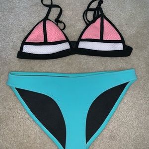 TRIANGL INSPIRED BAMBI BUBBLE MINT BIKINI NWOT
